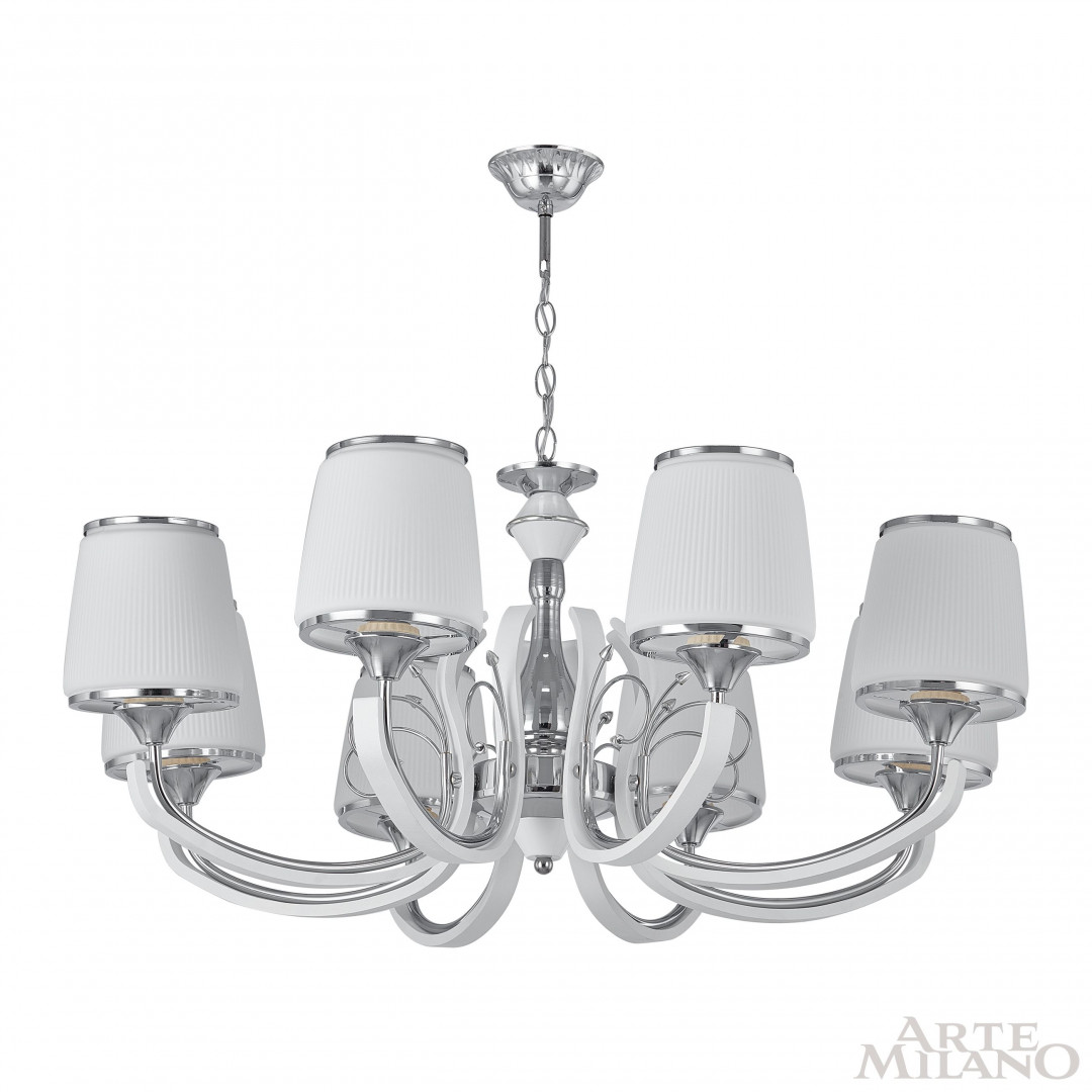 Люстра подвесная с плафонами 309247/8 Wh/Ni Arte Milano