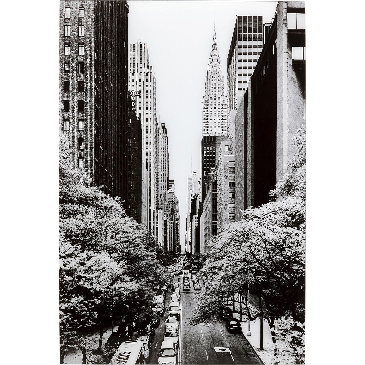 Картина стеклянная Streets Of NY 120x80cm KARE 56583