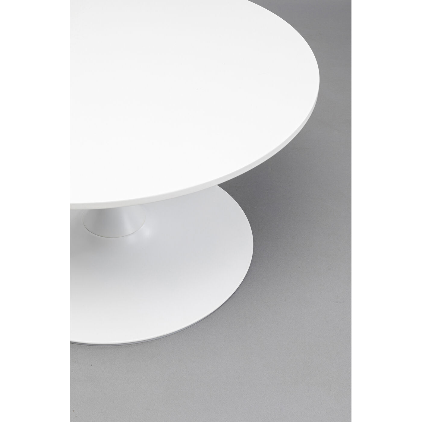 Стол кофейный Schickeria White Ø80 см KARE 87761
