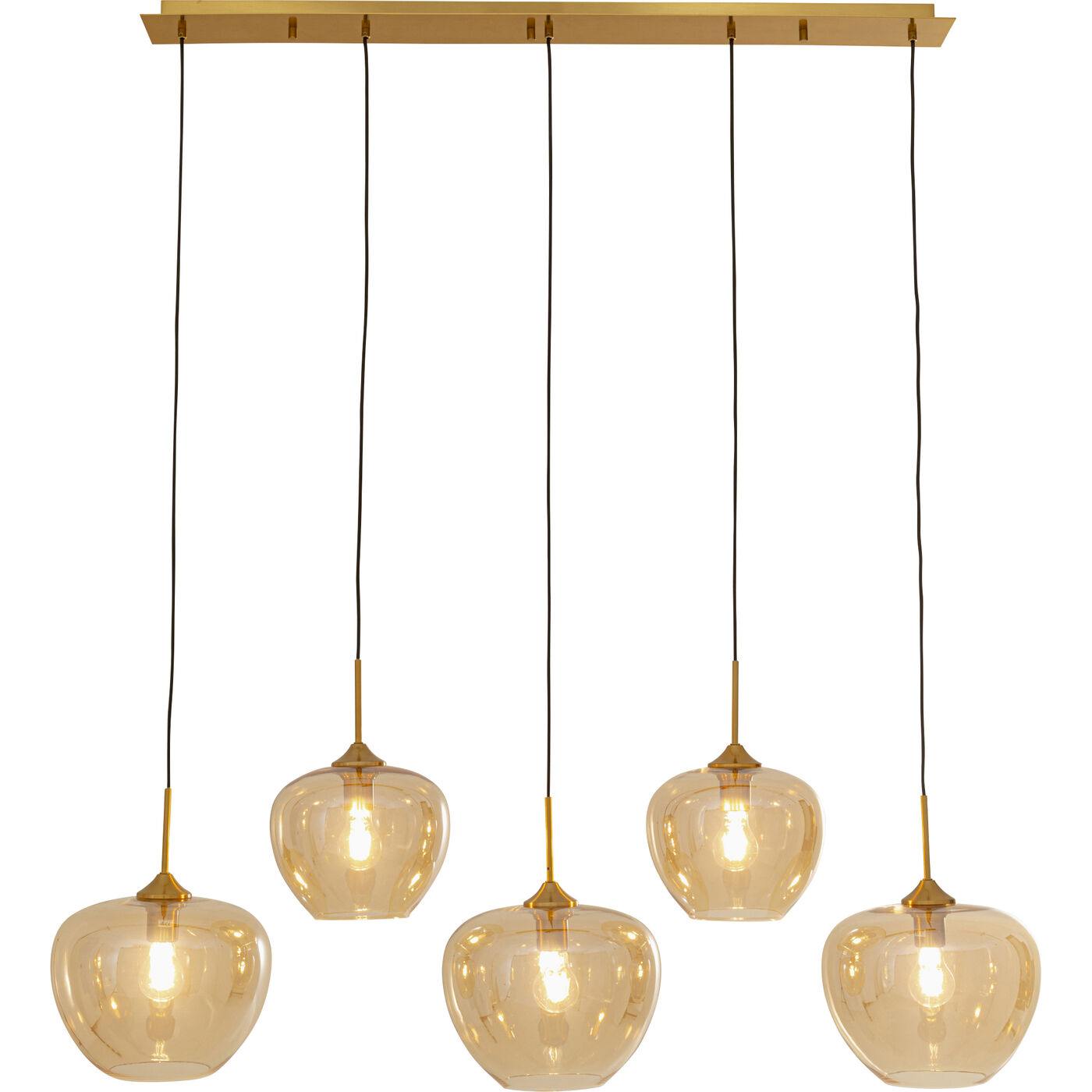 Светильник подвесной Sphere Amber Five 160cm KARE 57706