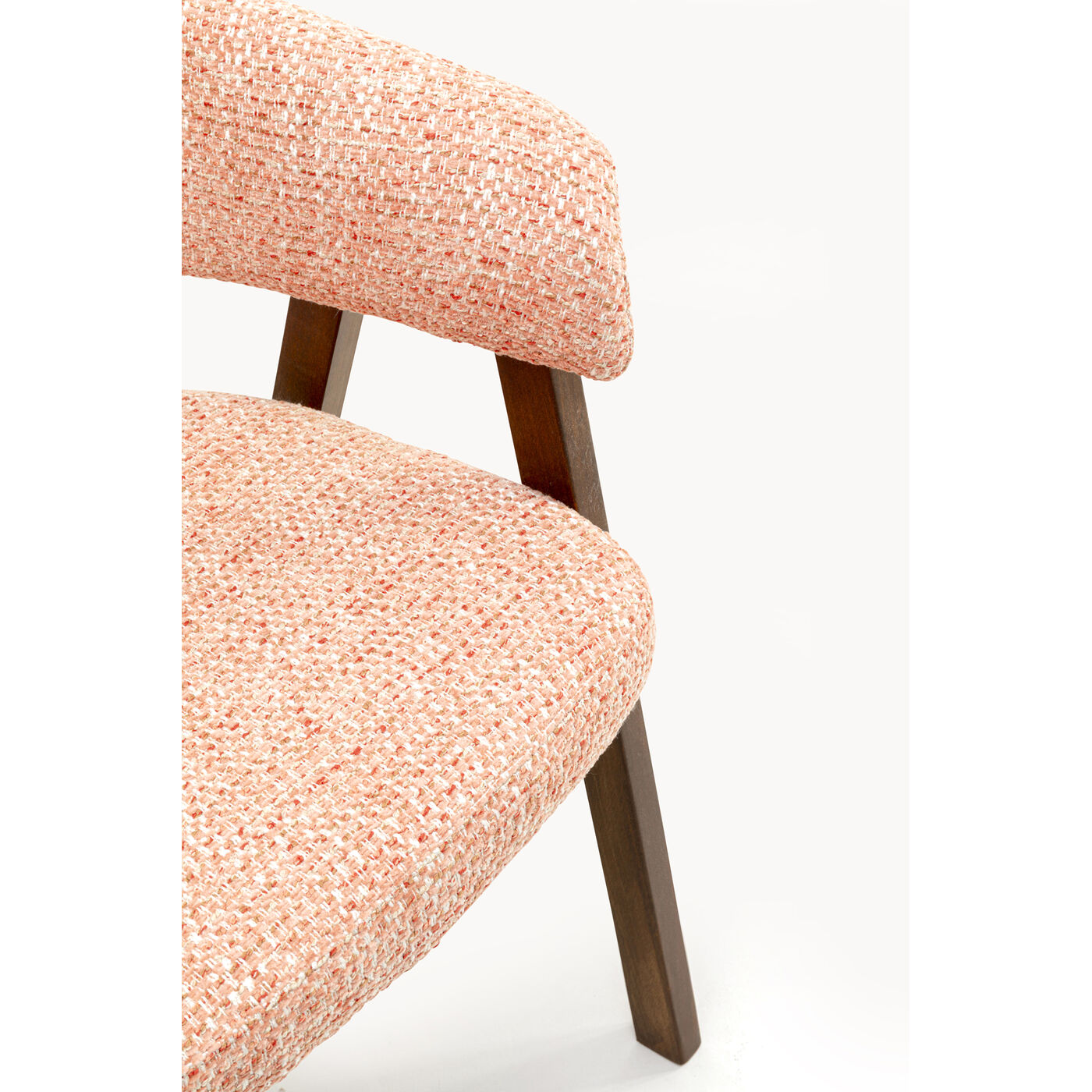 Стул с подлокотниками Jonte Boucle Coral KARE 71376