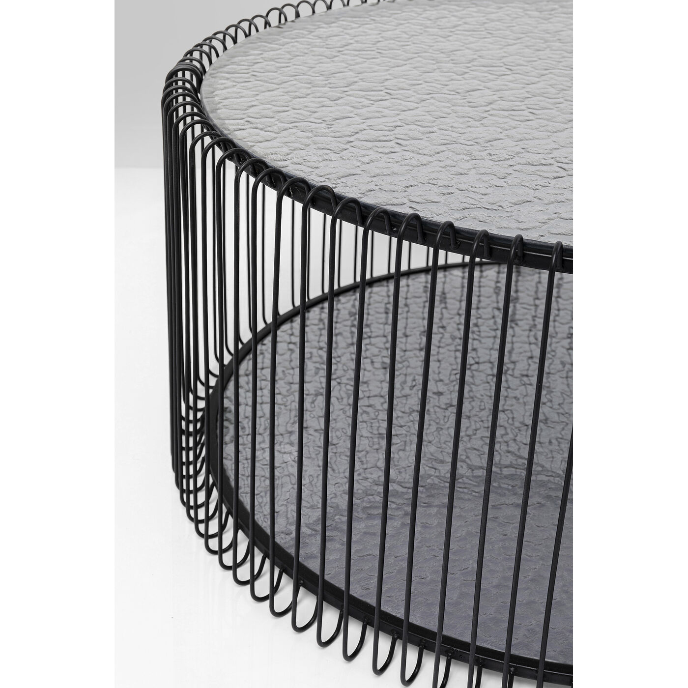 Стол кофейный Wire Double Black Bubble (2 шт.) KARE 87819