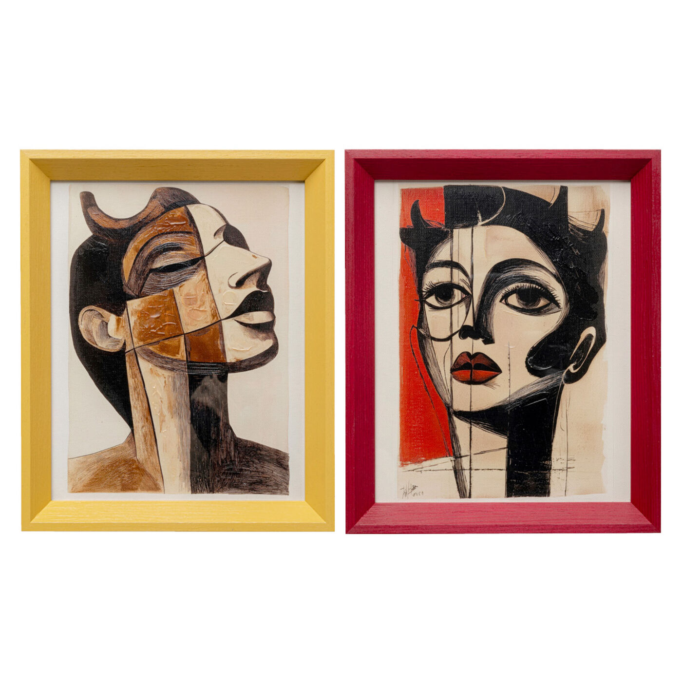 Картина в раме Portrait Modernism 22x27cm (2/Set) KARE 57772