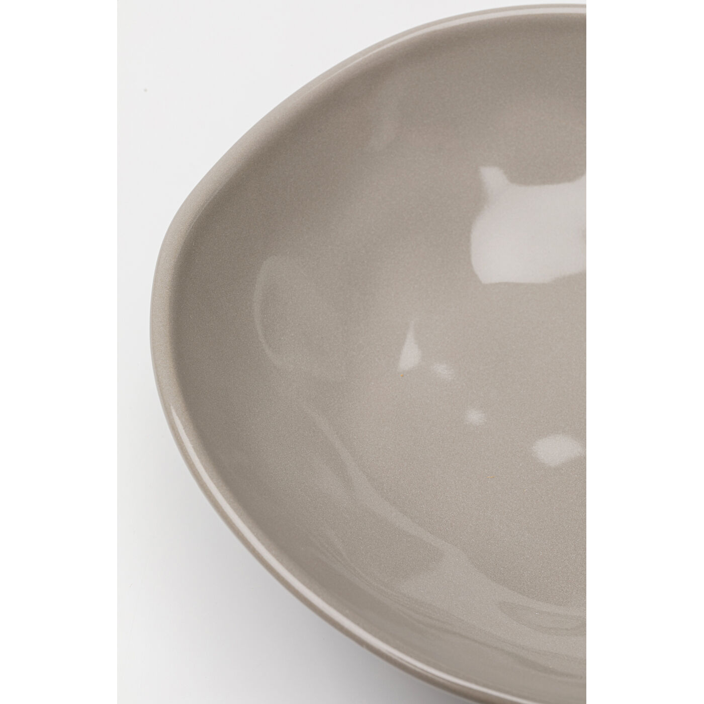Тарелка Deep Organic Grey Ø22cm KARE 58174