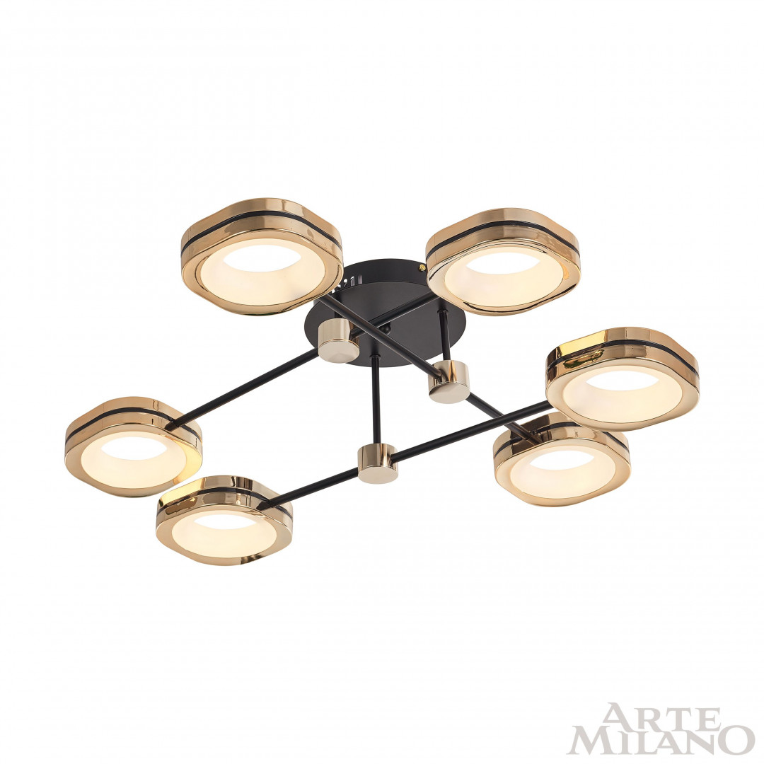 Светильник светодиодный 277999/6 BK/GD Arte Milano
