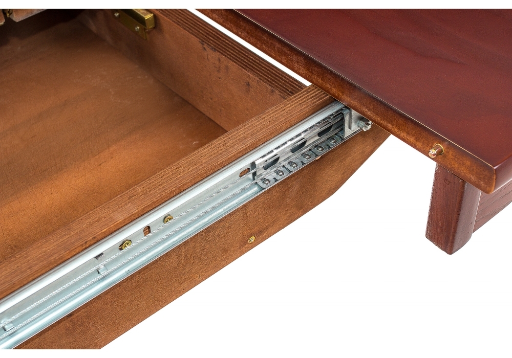 Стол деревянный Woodville Arno 106(141)х75х76 вишня без патины 438336