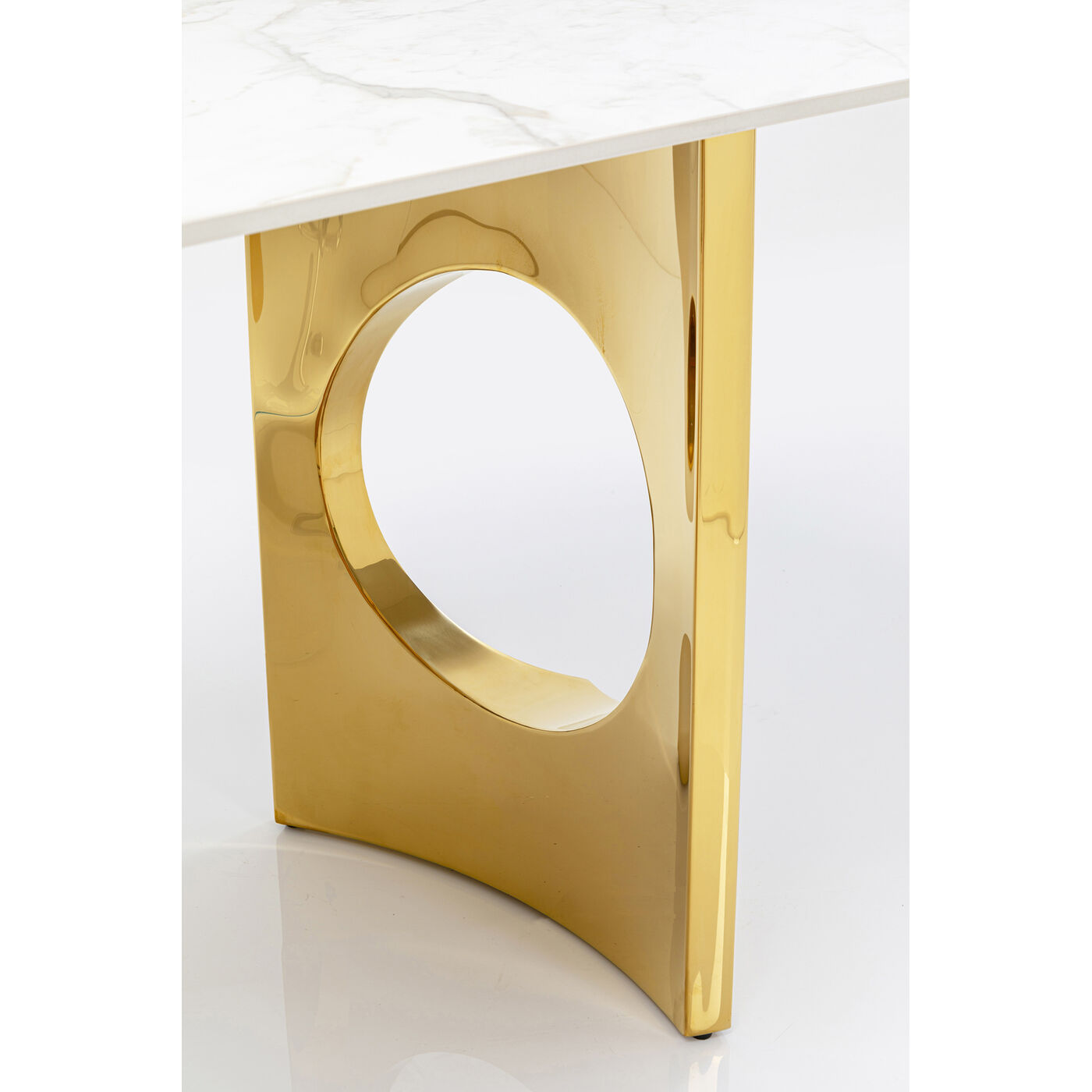 Стол обеденный Eternity Oho Gold Ceramic KARE 87335