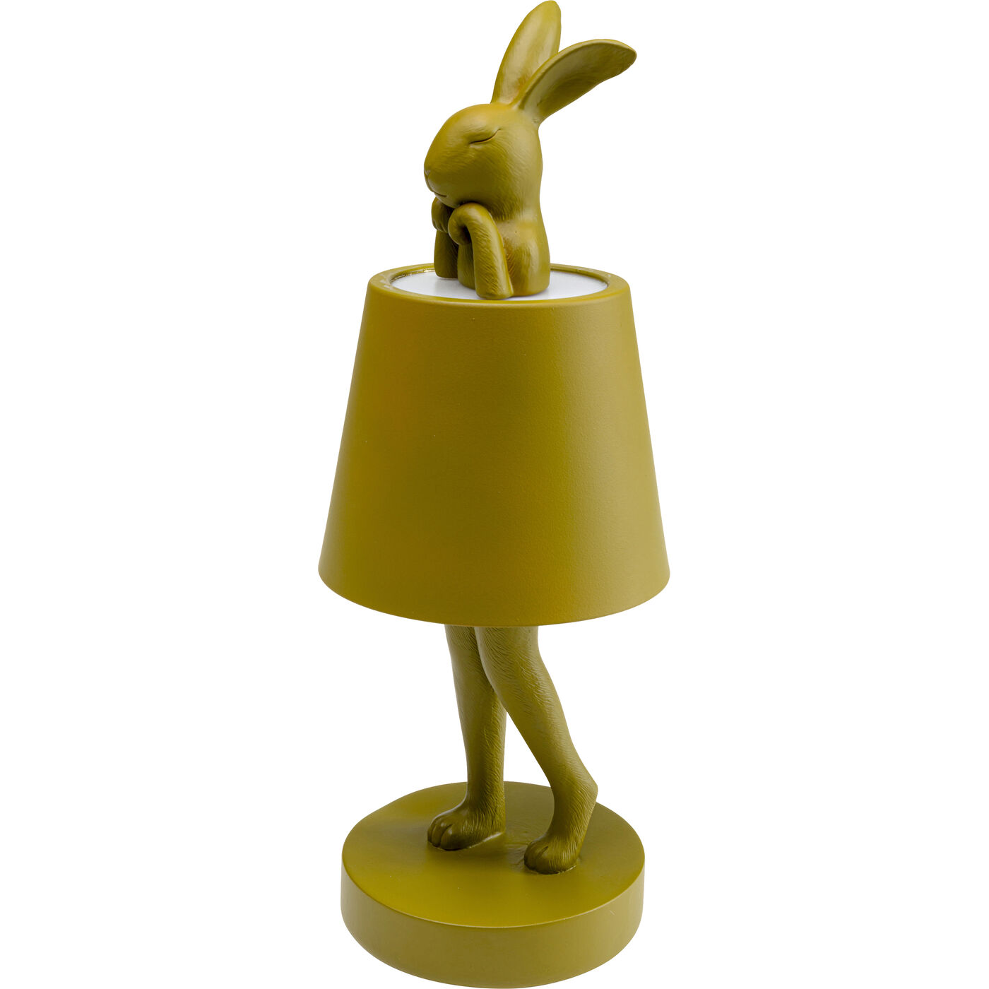 Светильник настольный Animal Rabbit LED Grey 29cm KARE 58429