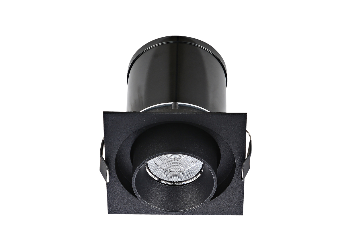 Встраиваемый светодиодный светильник Donolux DL18621/01SQ Black Dim