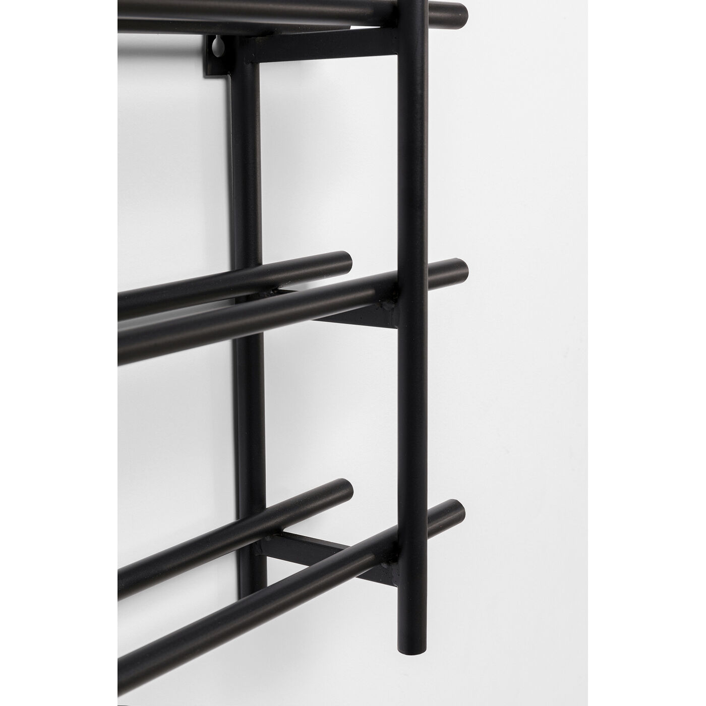 Винная полка Cape Town Black 80x34cm KARE 70008