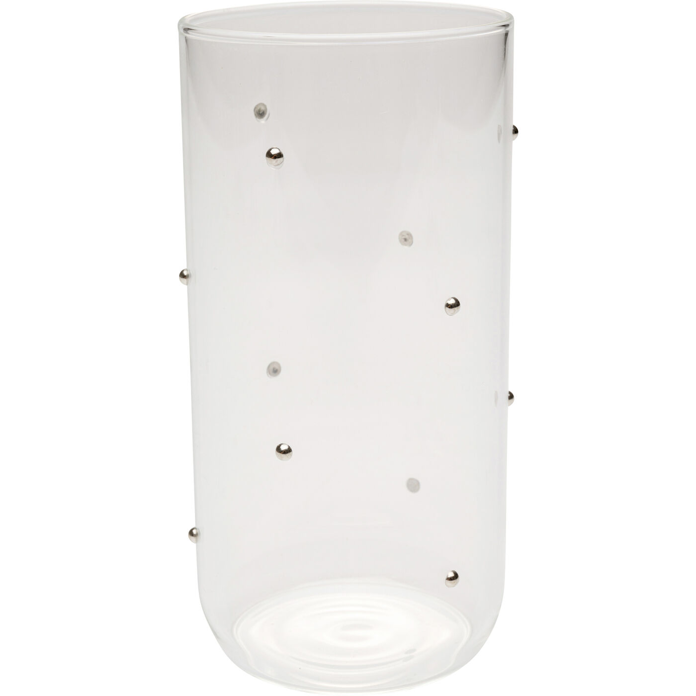 Стакан Glam Dots Silver 14cm KARE 58026