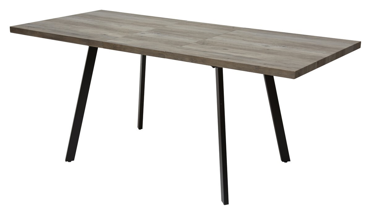 Стол PROMETEY раcкладной 120/160 x 80 см, серый дуб Bradex Home FR 0315