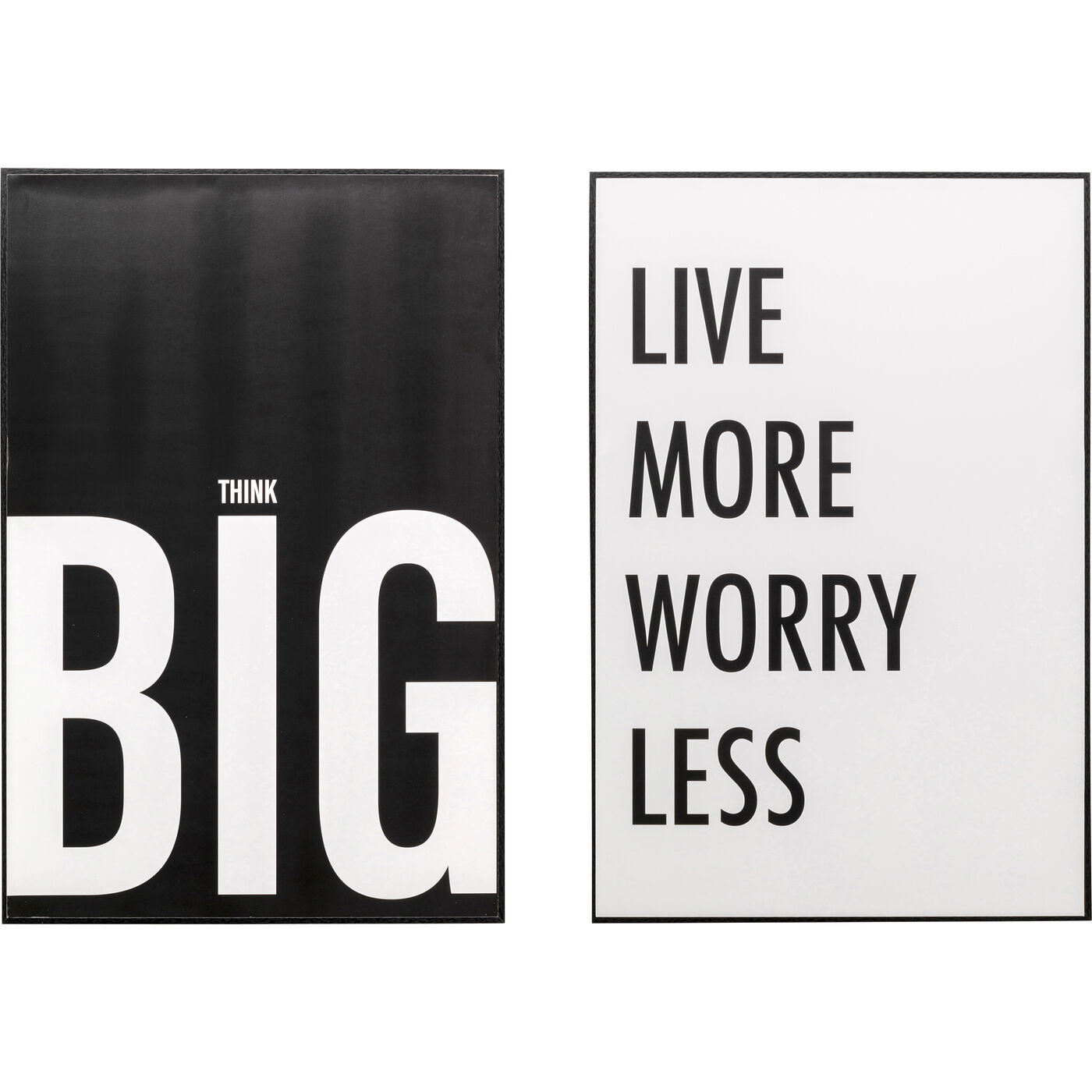 Картина в раме Big Live More (2/Set) KARE 57877