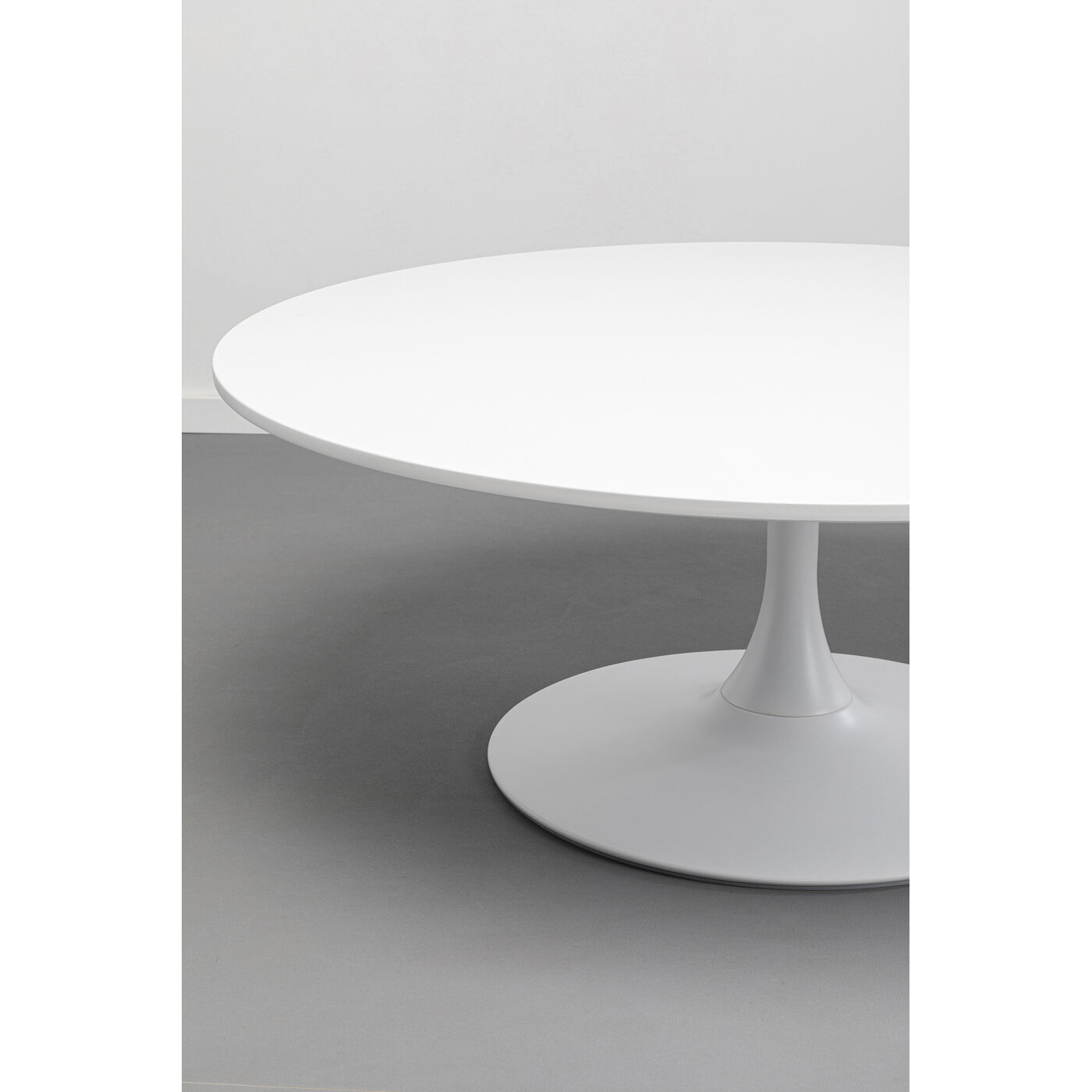 Стол кофейный Schickeria White Ø110 см KARE 87762