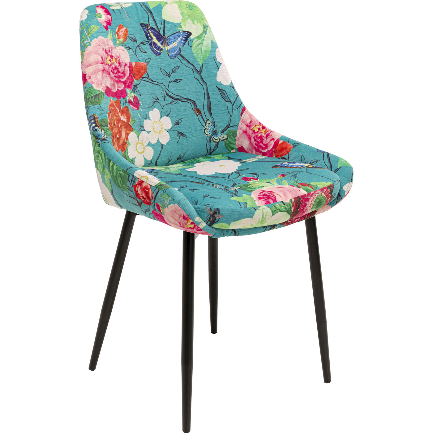 Стул East Side Flower Fever Blue KARE 71132