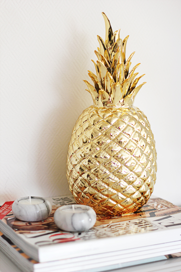 Аксессуар Pols Potten Pineapple gold
