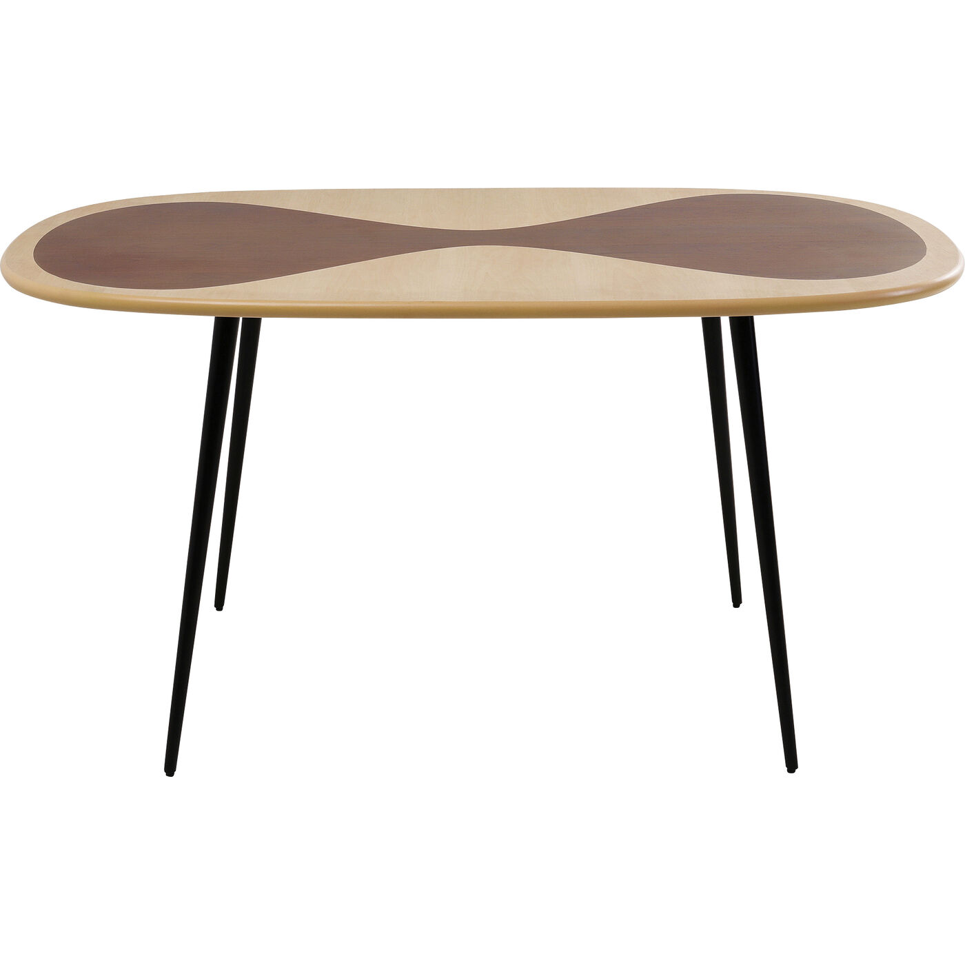 Стол KARE x Karim Rashid Petal Nature Black 150x90cm KARE 70858