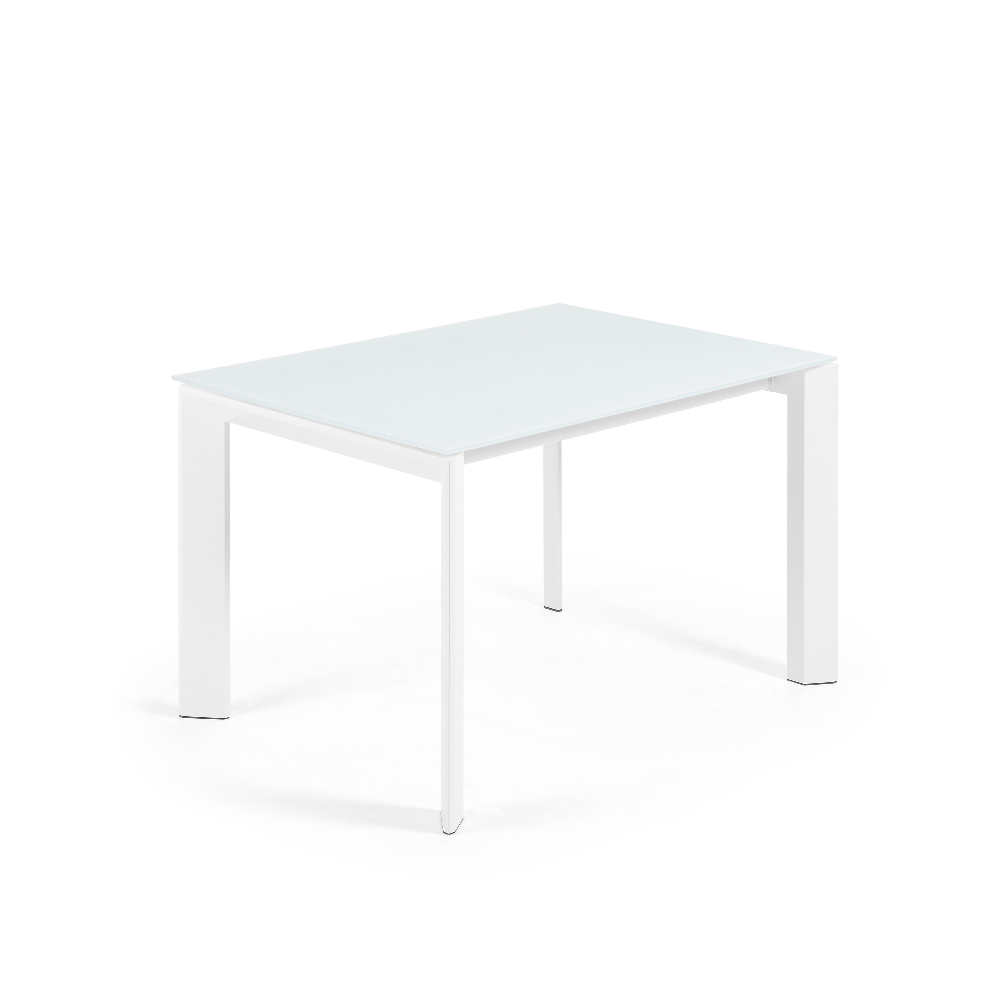 Стол обеденный Atta 120(180)x80 белое стекло La Forma (ex Julia Grup)