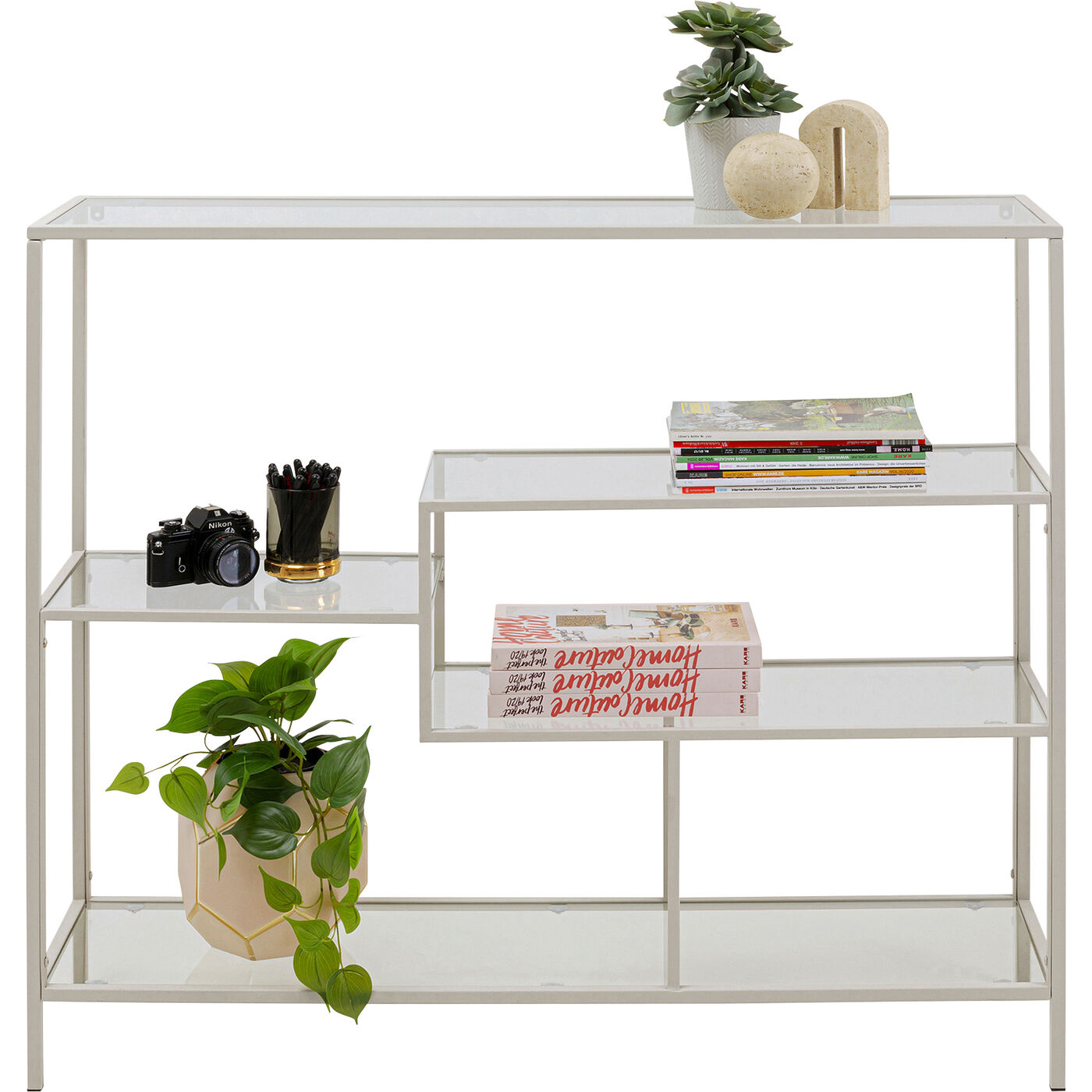 Стеллаж Loft Greige 115x100cm KARE 70660