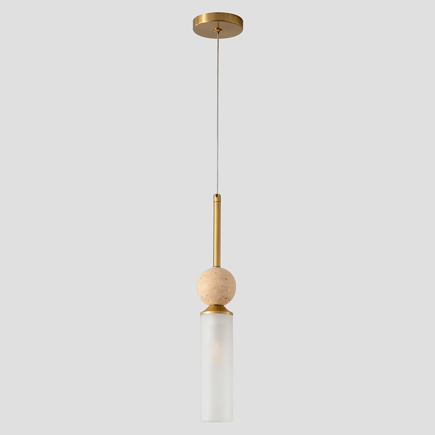 Светильник подвесной Crystal Lux SIMPLY SP1 BRASS