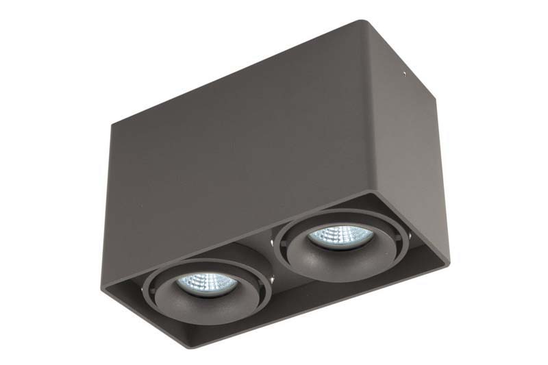 Накладной светильник под сменную лампу Donolux DL18611/02WW-SQ Shiny black