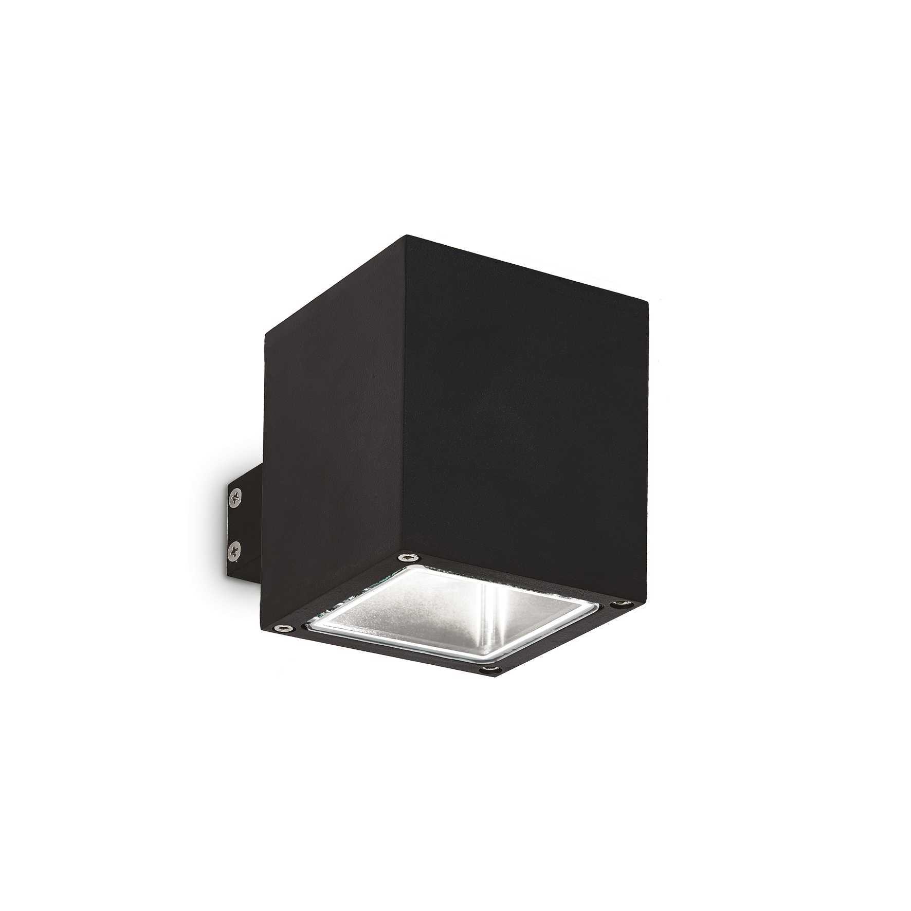 Настенный светильник Ideal Lux SNIF AP1 SQUARE NERO 123080