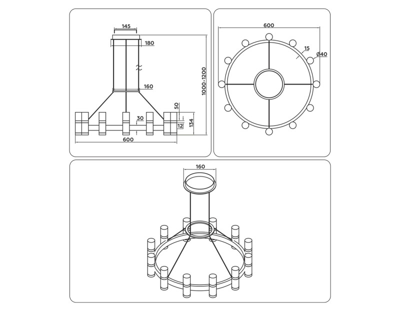 Подвесная люстра Ambrella Light FL6205