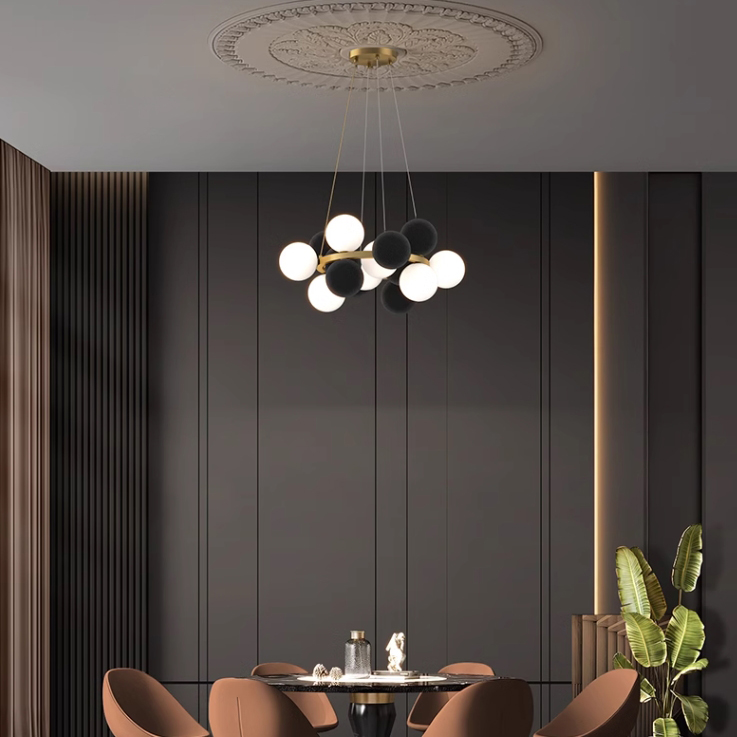 Кольцевые люстры и светильники LATTE D100 Coffee by ImperiumLoft