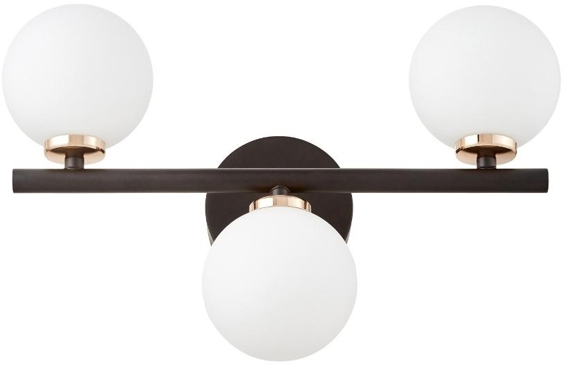 Бра Lumina Deco LDW 6033-3 BK+F.GD
