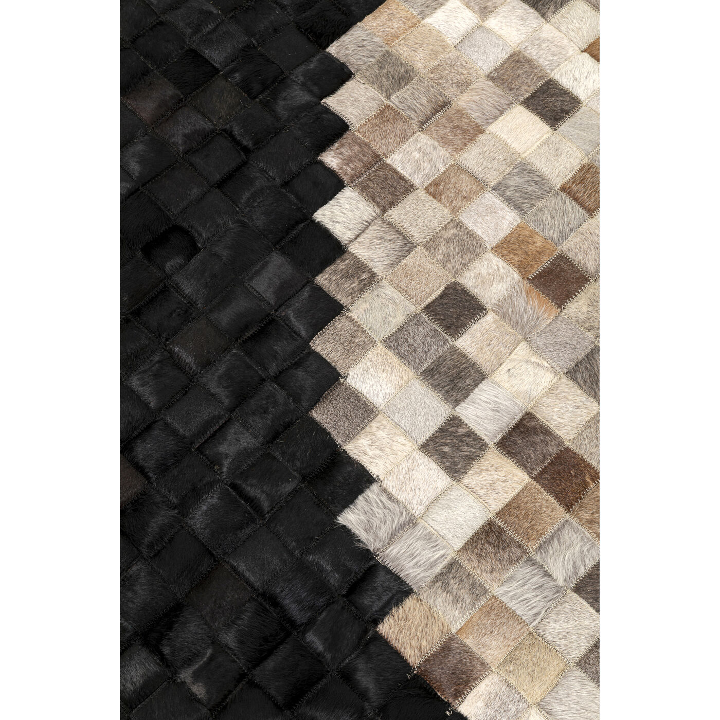 Ковер Pixel Circle Grey 170x240cm KARE 57335