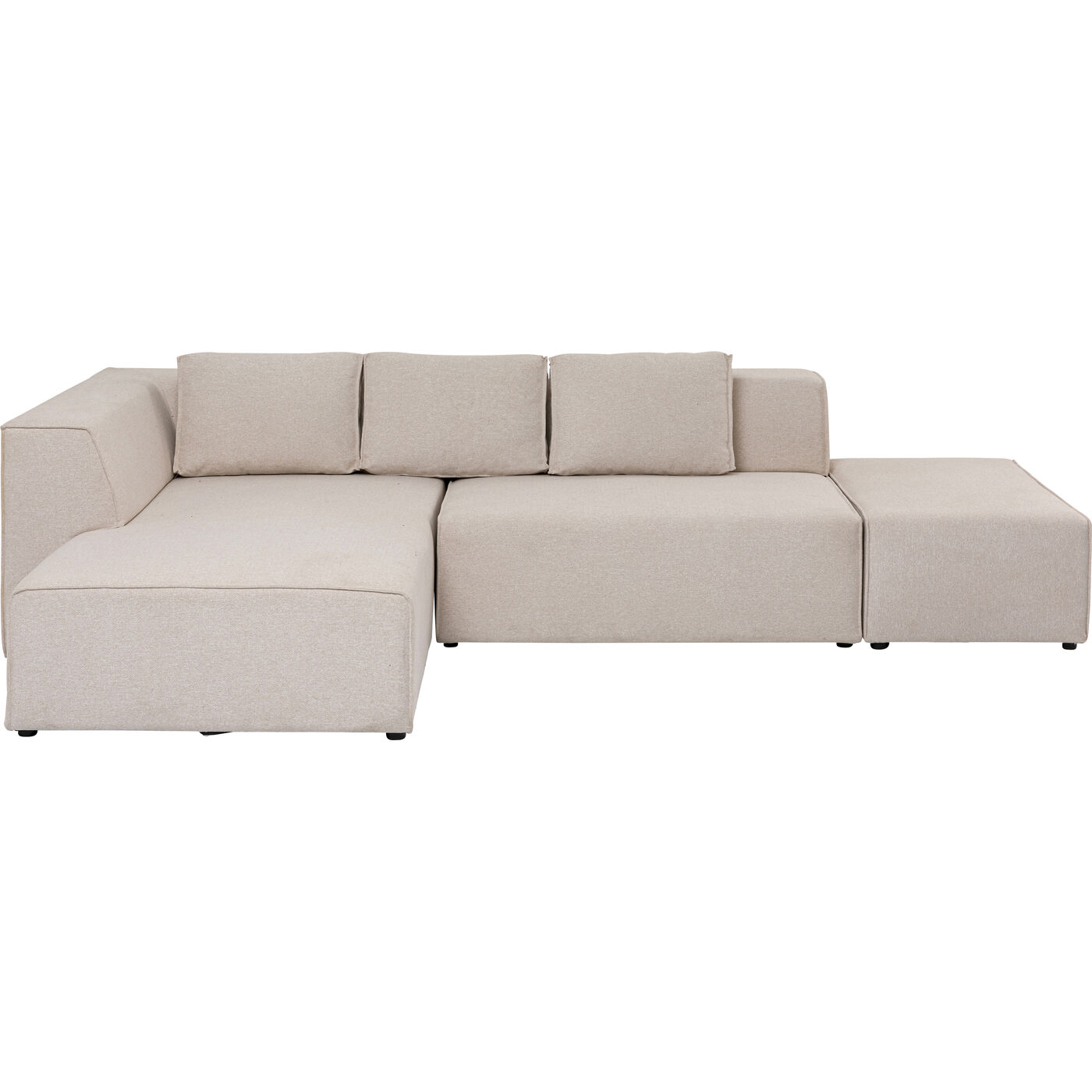 Диван угловой левосторонний Infinity Ottomane Creme Left KARE 85493