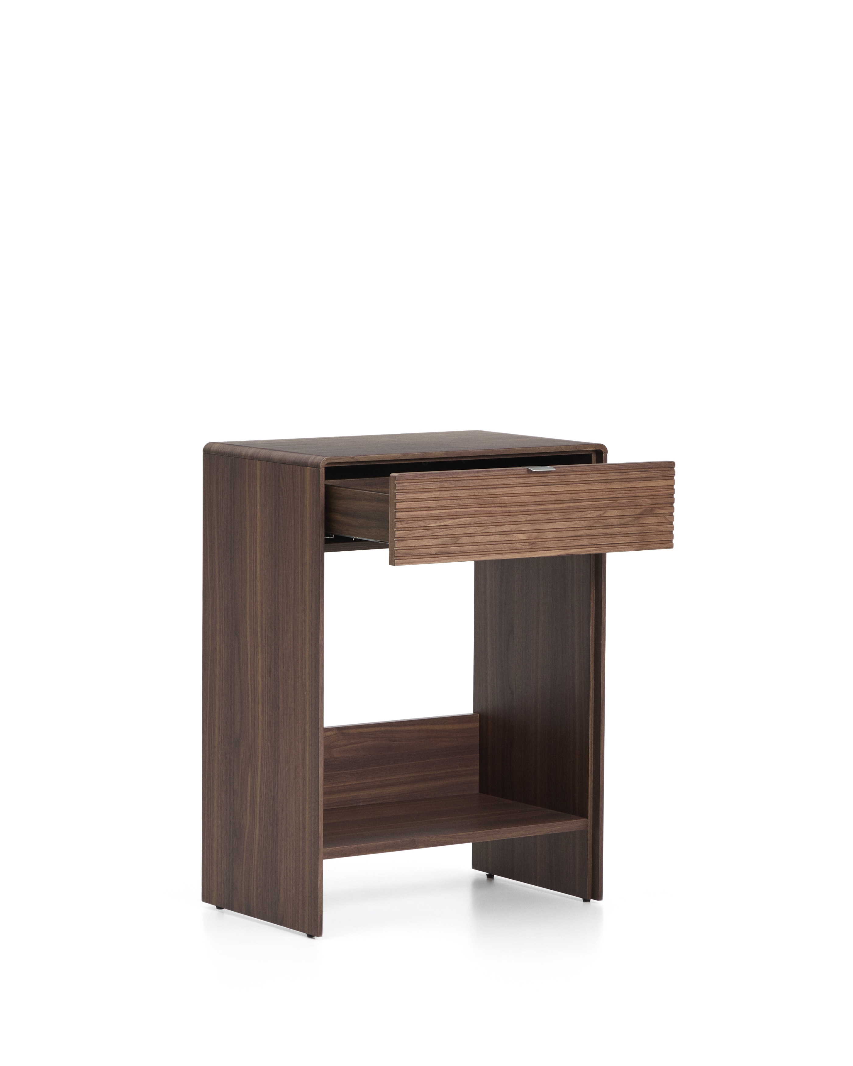 Буфет Norlen с ящиком и полкой из орехового шпона 60 x 81 см La Forma 463579