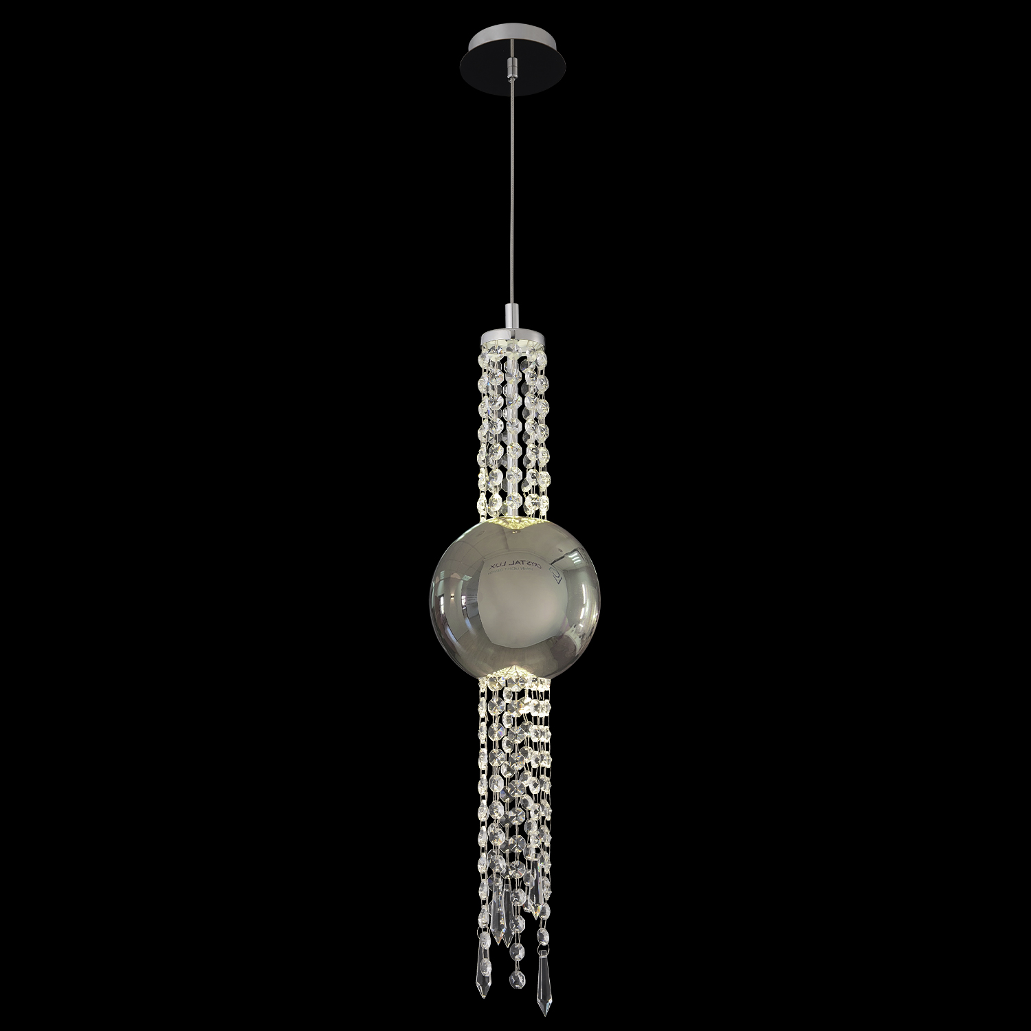 Светильник подвесной Crystal Lux NAVAJO SP3W LED CHROME