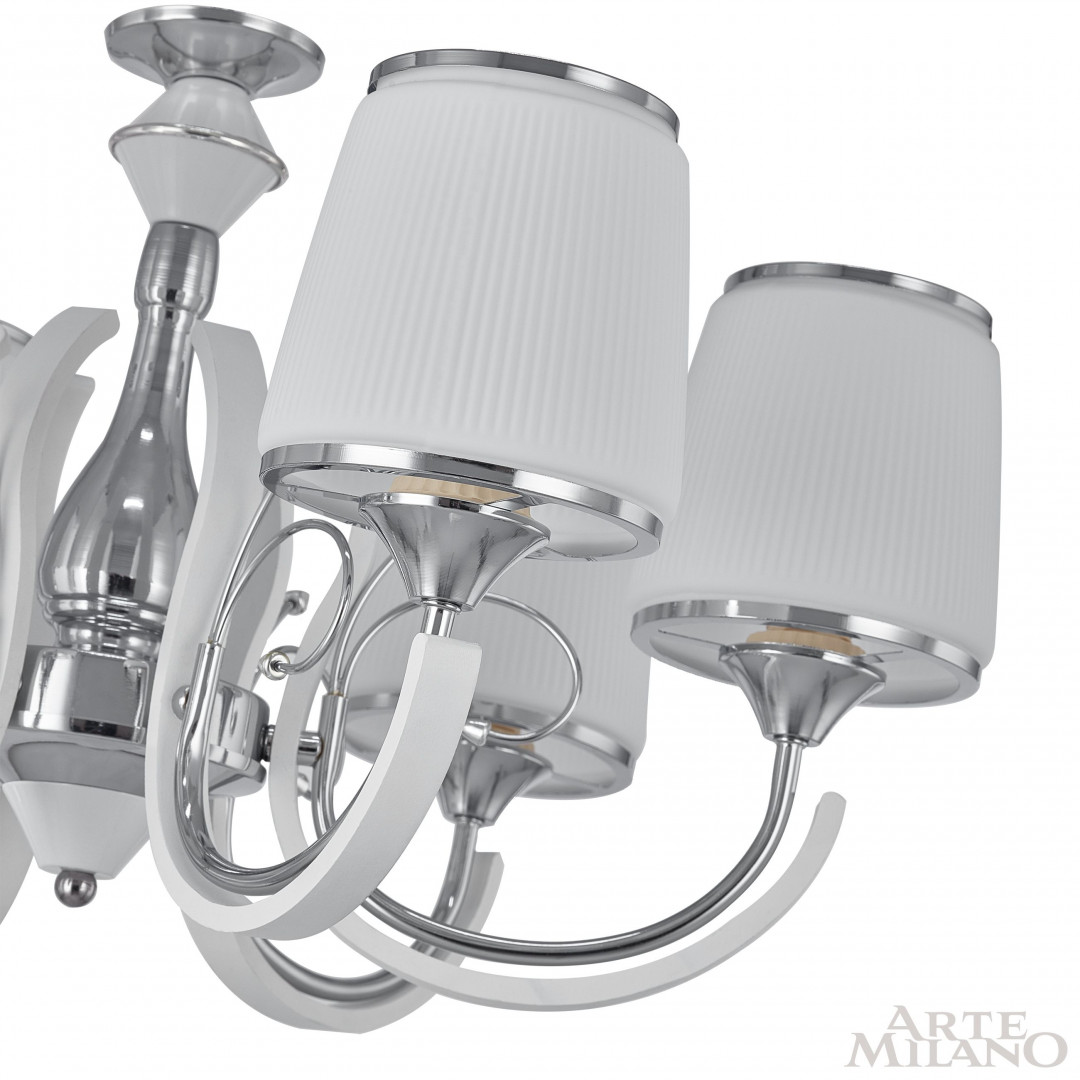 Люстра подвесная с плафонами 309247/5 Wh/Ni Arte Milano
