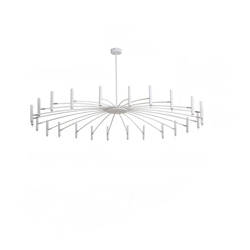 Люстра POP P40 Chandelier 24 lamps D180 Mod.A White by ImperiumLoft