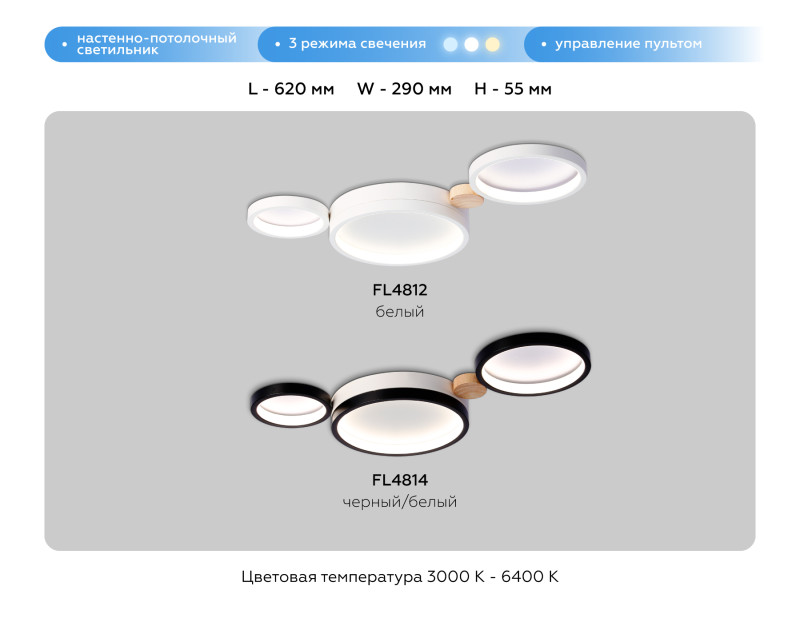 Накладной светильник Ambrella Light FL4814