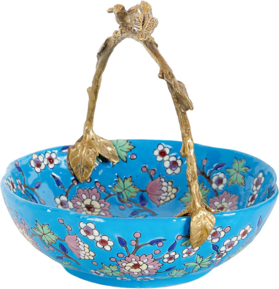Корзиночка с птичками Glasar C865C/NB3282