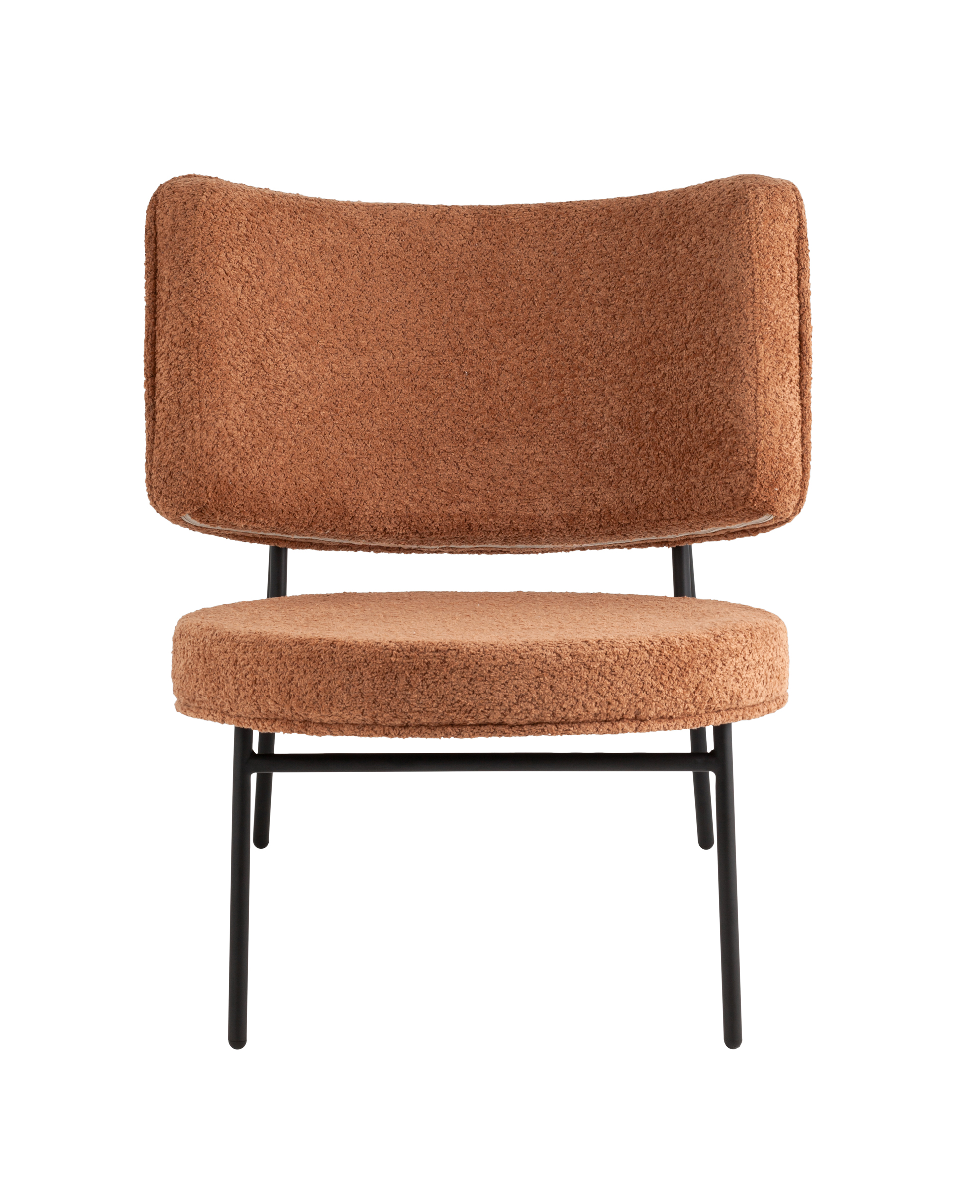 Кресло District Lounge букле терракотовый Stool Group