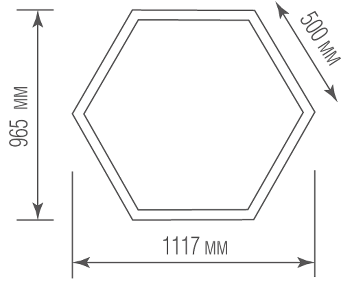 Накладной светодиодный светильник Donolux DL18516C032А114