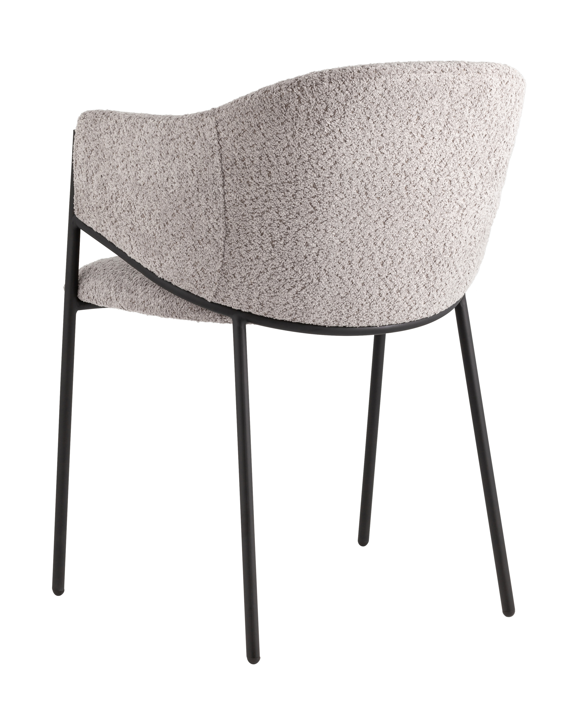 Стул Brace букле серый Stool Group