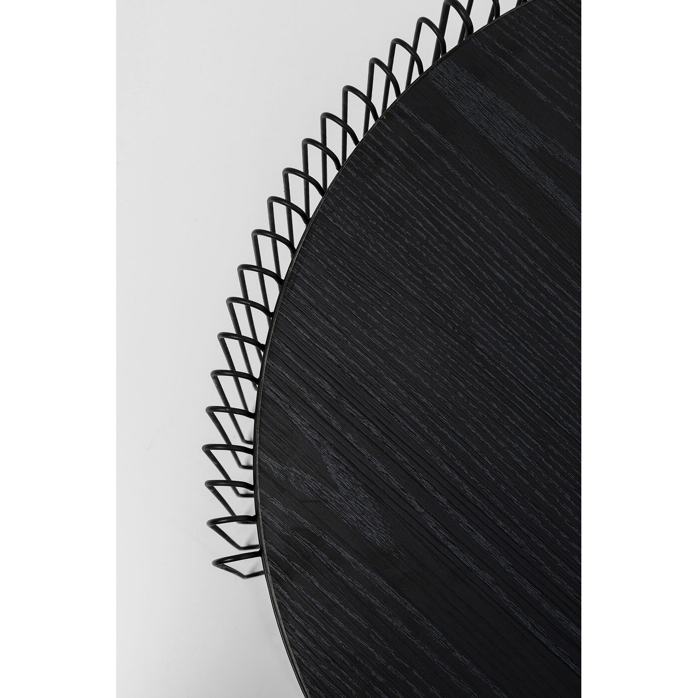 Стол кофейный Wire Double Black Wood (2 шт) KARE 87960