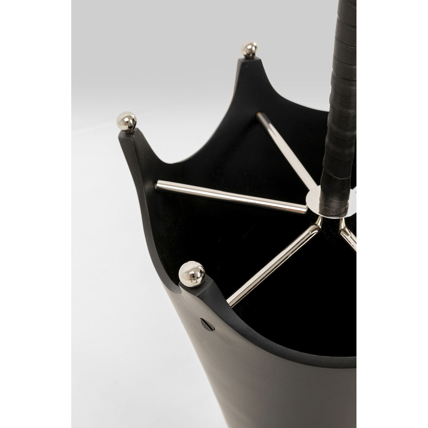Стойка для зонтов Pioggia Black 66cm KARE 70371