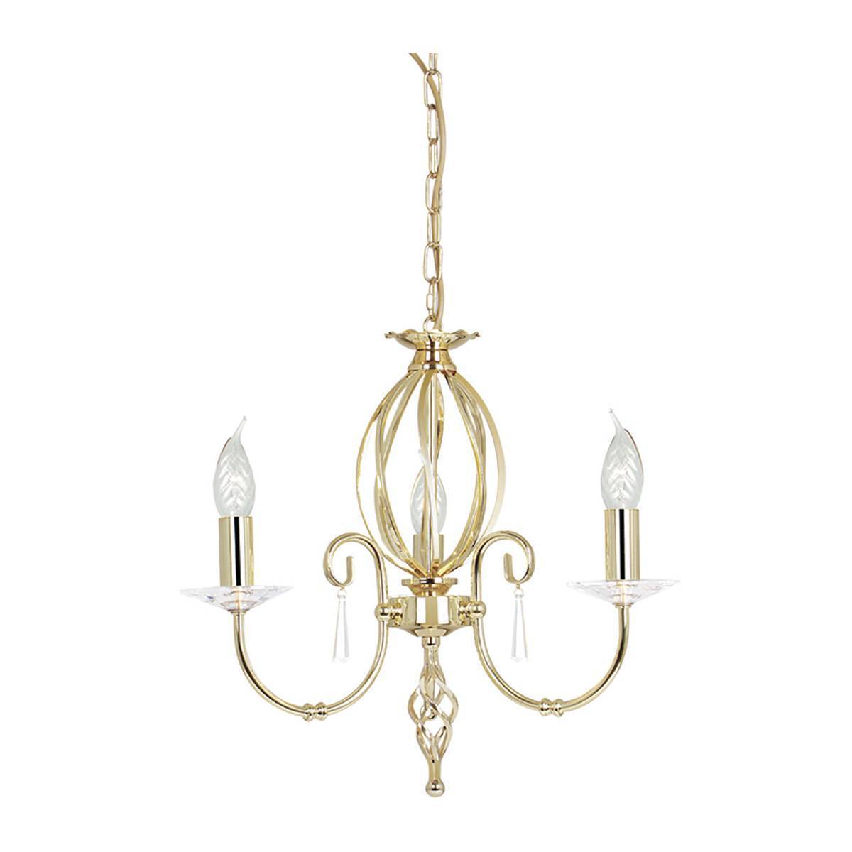 Люстра Elstead AG3 POL BRASS