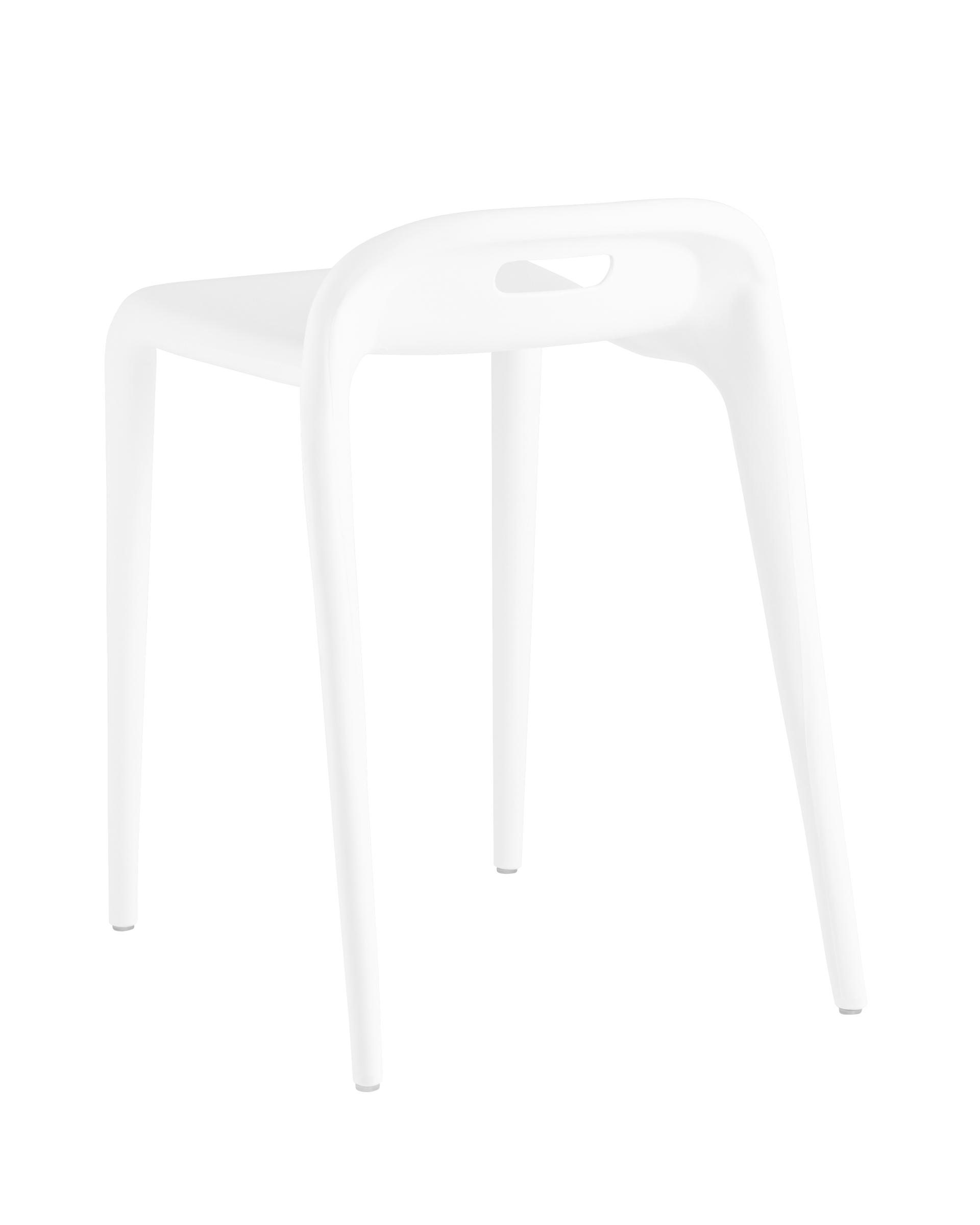 Табурет Sletten пластик белый Stool Group