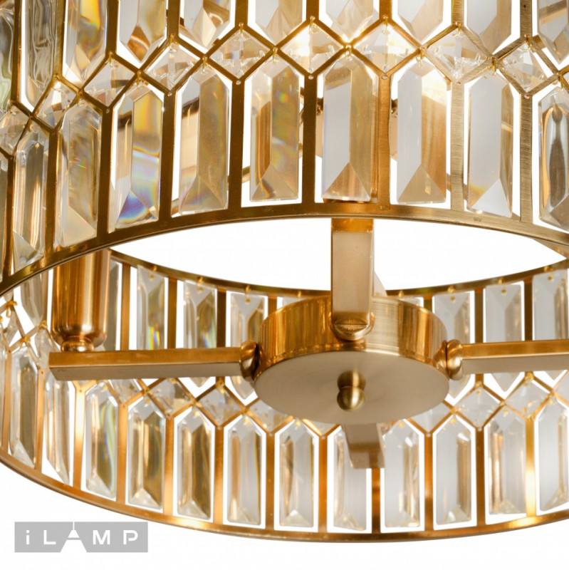 Подвесная люстра iLamp 6122-420 BR