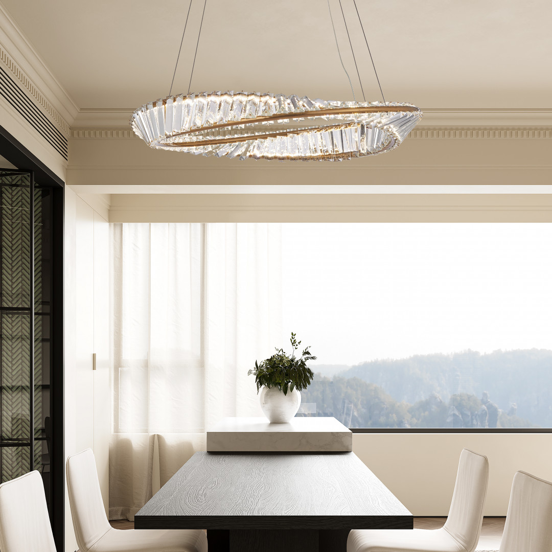 Люстра светодиодная с пультом 318033/D600 BS Arte Milano