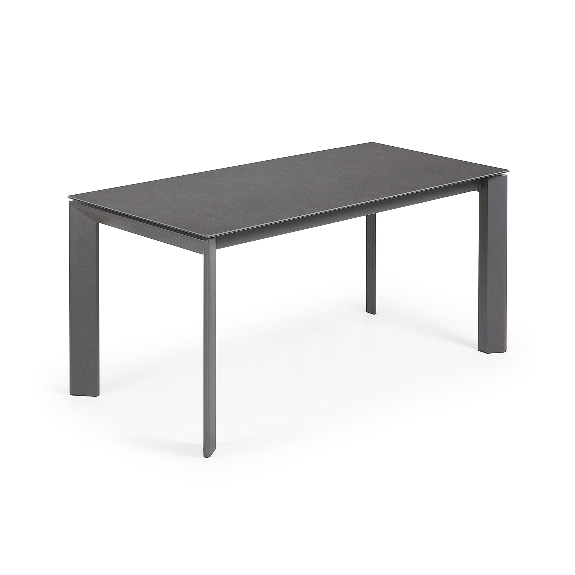 Стол Atta 160 (220) x90 графит керамический La Forma (ex Julia Grup)