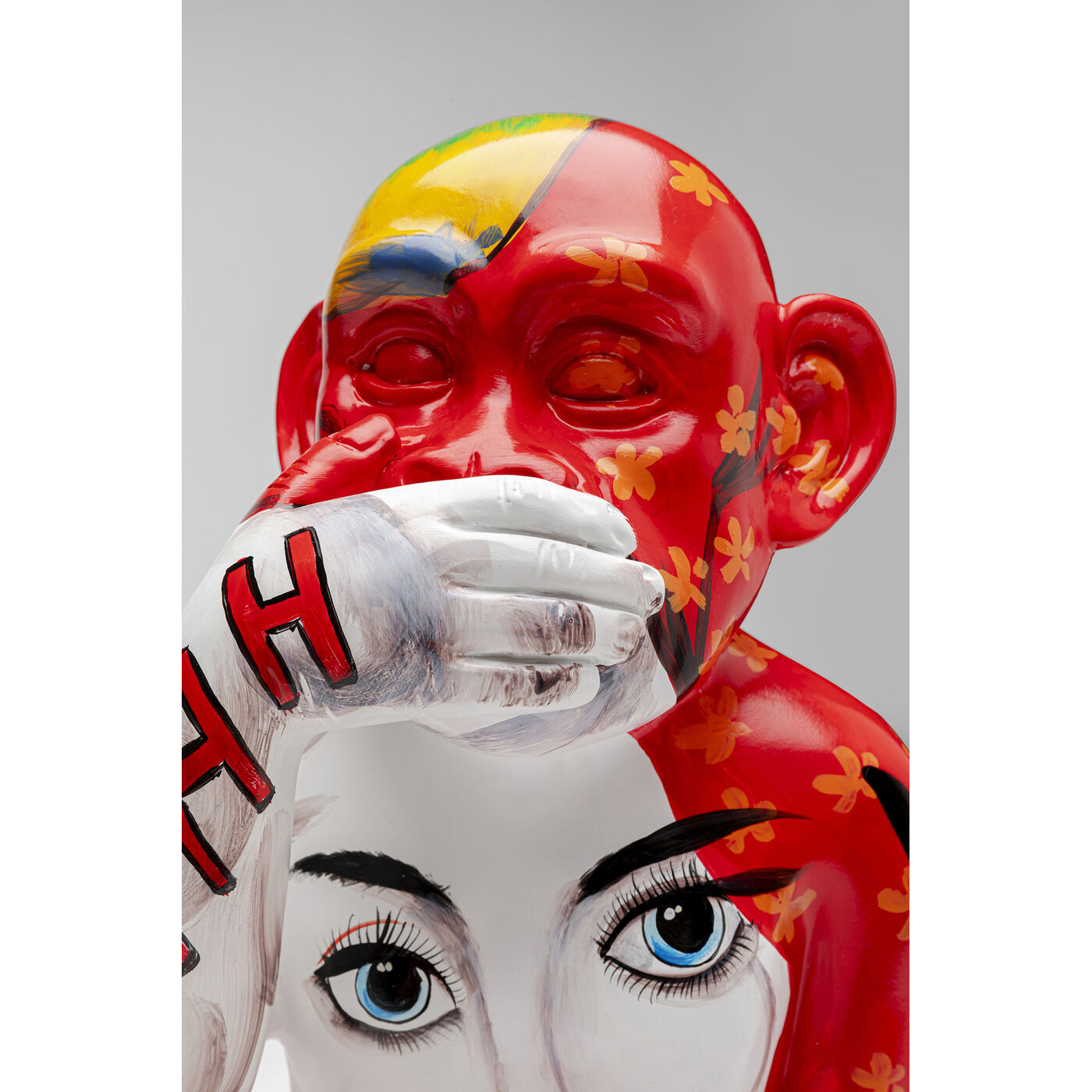 Фигура декоративная Graffiti Monkey Red 39cm KARE 56826