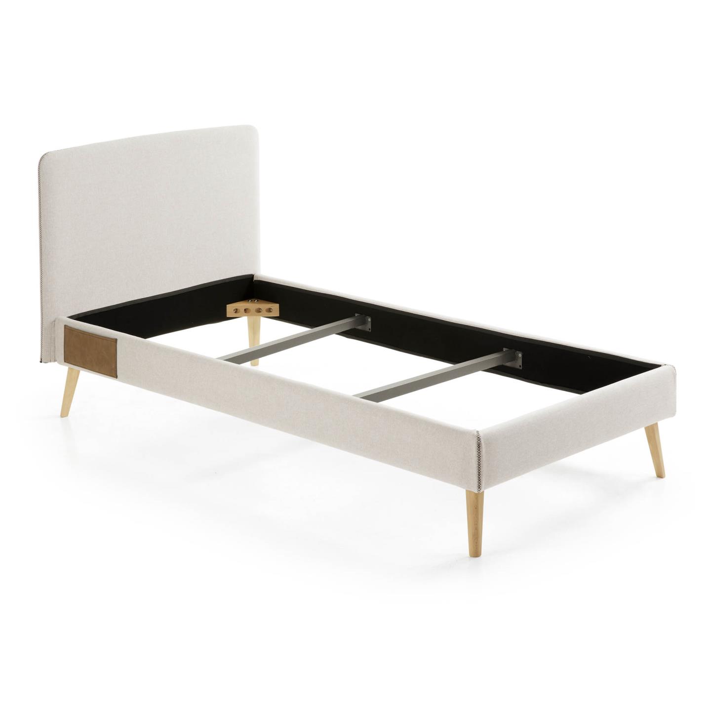 Кровать Lydia 90х190 бежевая La Forma 52258