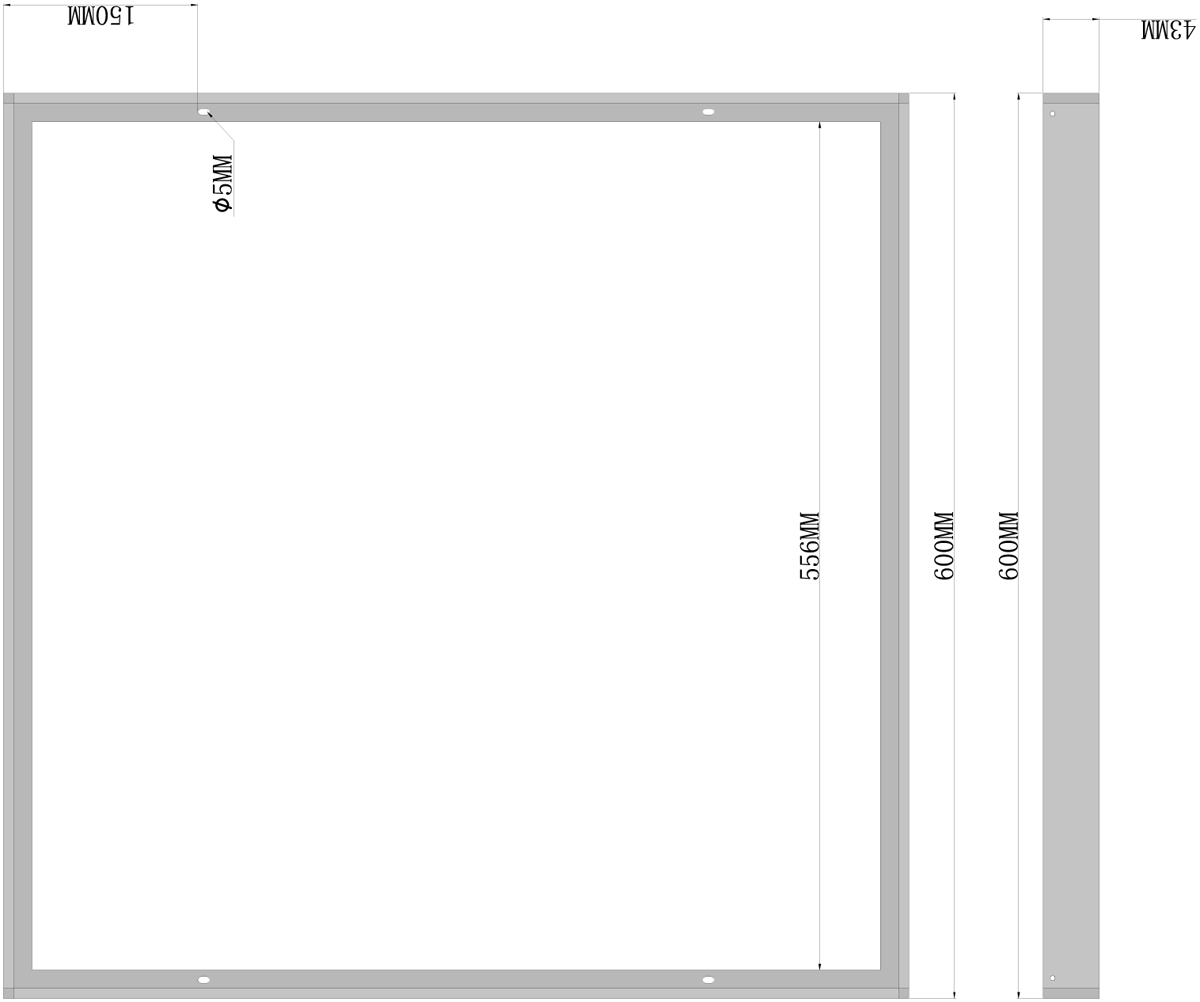 Накладноерепление для Donolux Mounted frame DL18013